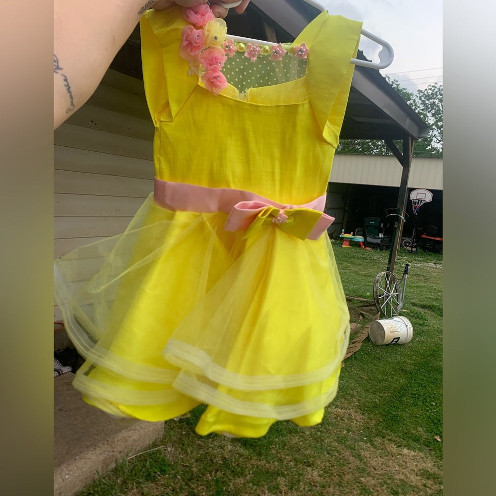 Custom natural pageant dress
